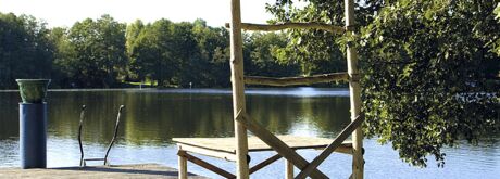 View of the Klostersee Lake