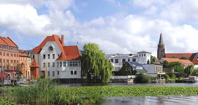 Blick auf Dominsel Brandenburg an der Havel