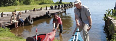 Canoeing on Havel River