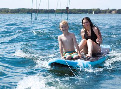 Children on Schwielowsee Lake