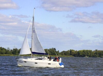 Segelboot auf dem Breitlingsee