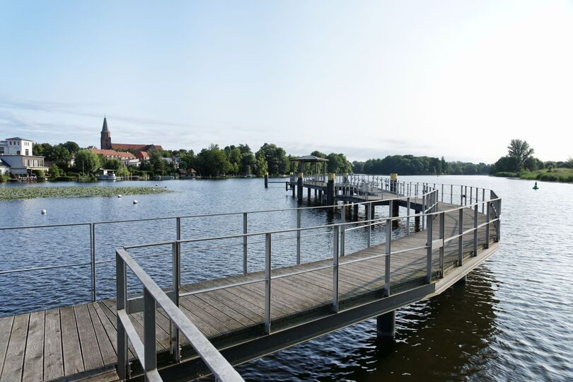 Steganlage mit Blick auf die Dominsel in Brandenburg an der Havel © Boettcher